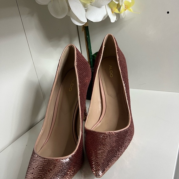 Aldo shoes Elegant Sequin Stiletto Heels - Picture 6 of 8